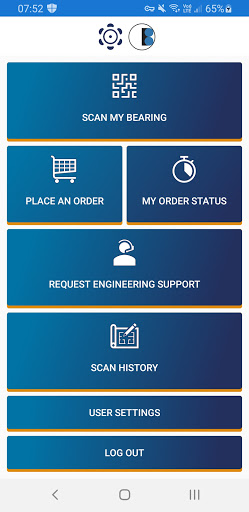Android application HQW Group Bearing Assistant screenshort