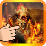 Ghost Rider Clown on Fire LWP icon