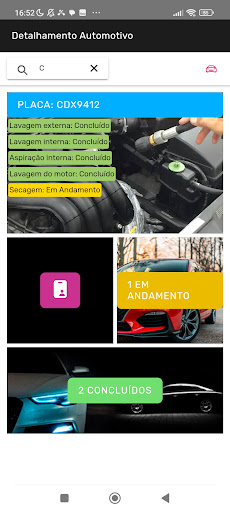 AUTOLIMP Screen 3