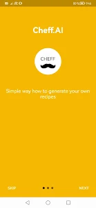 Cheff.AI - cooking recipes
