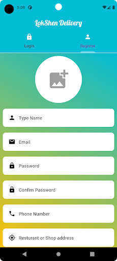 LokshenDelivery Seller Screen 2