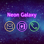 Cover Image of Download Neon Galaxy Theme  APK