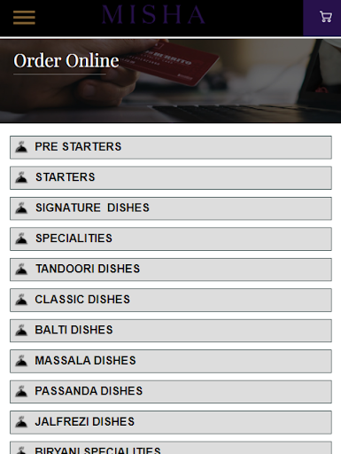 Misha Restaurant Screen 2