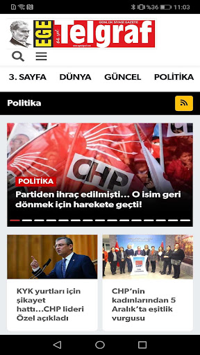 Ege Telgraf Screen 3