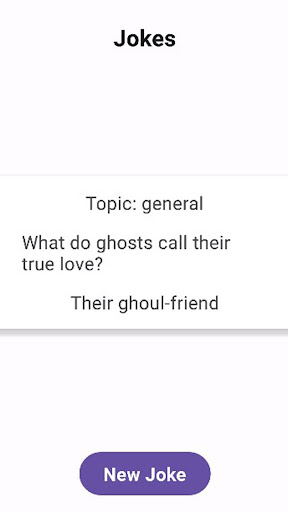 Android application Random Jokes screenshort