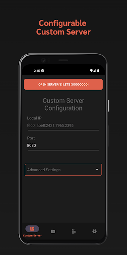 Android application HostMobile - HTTP Server screenshort