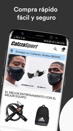 Android application CalzzaSport screenshort
