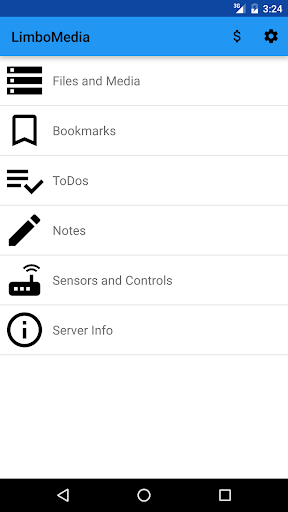 Android application LimboMedia Client screenshort