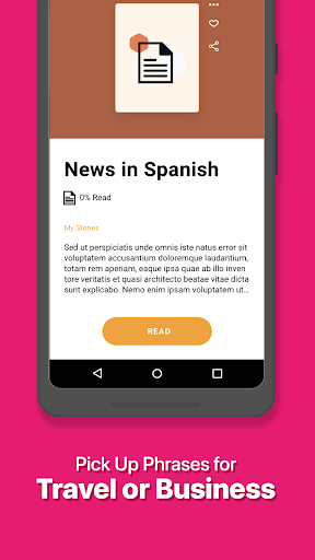 تطبيق Beelinguapp: تعلم الإسبانية والإنجليزية والفرنسية والمزيد