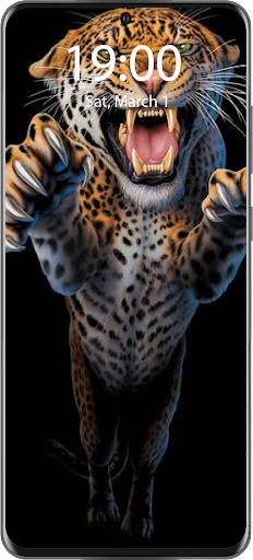 Leopard Live Wallpaper Paralla Screen 2