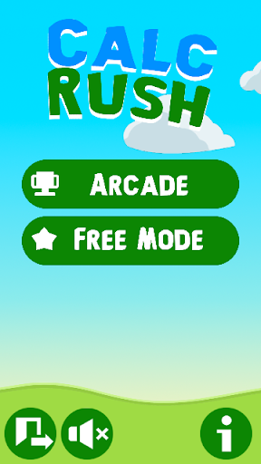 Android application Calc Rush screenshort