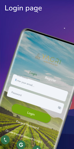 Android application YAGRI screenshort