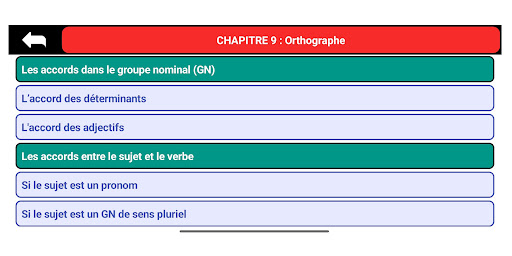 Révision Français 2nd Screen 3