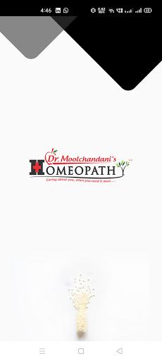 Android application Dr Moolchandani’s HOMEOPATHY screenshort