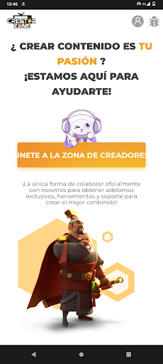 Creator zone Screen 2