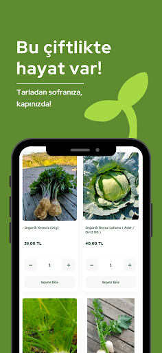 Android application OrganikPazar screenshort