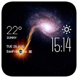 Black hole2 weather widget icon