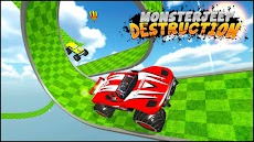 モンスターカースタントゲーム：無料レーシングカーゲーム：ドリフトカー：オフラインカーゲームのおすすめ画像1