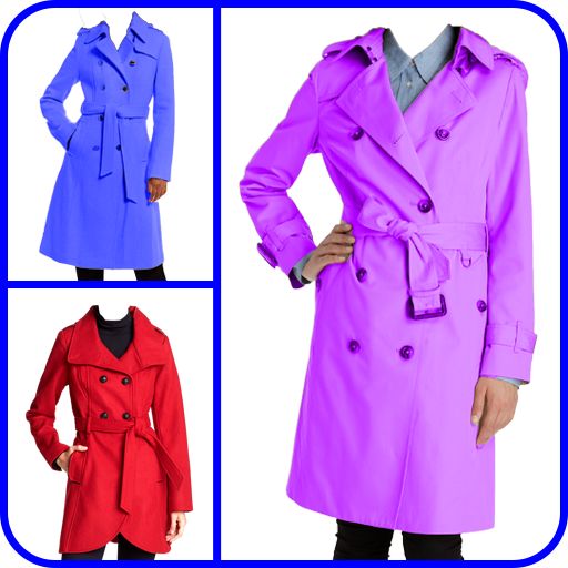 Woman Trench Coat Photo Suit - AppWisp.com