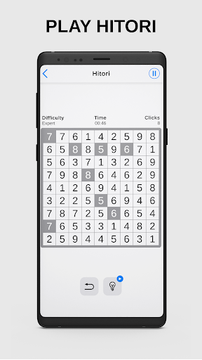 Android application Hitori - Number Puzzle screenshort