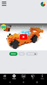 Plus-Plus Race Car Instructions 