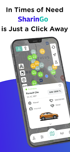 Android application SharinGo screenshort