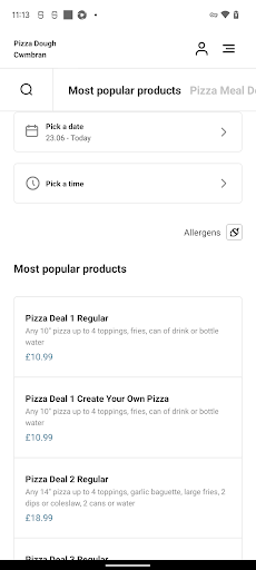 Pizza Dough Cwmbran Screen 3
