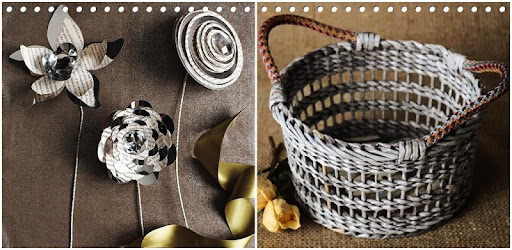 DIY Newspaper Craft Ideas