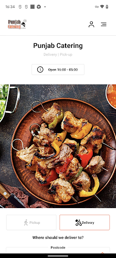 Android application Punjab Catering screenshort