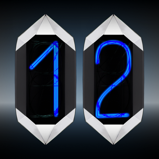 Dark Crystal Night Clock Blue logo