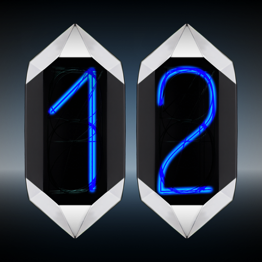 Dark Crystal Night Clock Blue 1.0.0 Icon