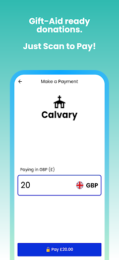 Zwa - Cashless Giving Screen 2