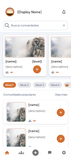 Android application Inter Comunidades screenshort