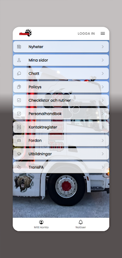 Android application Dannes TRP Rengsjö AB screenshort