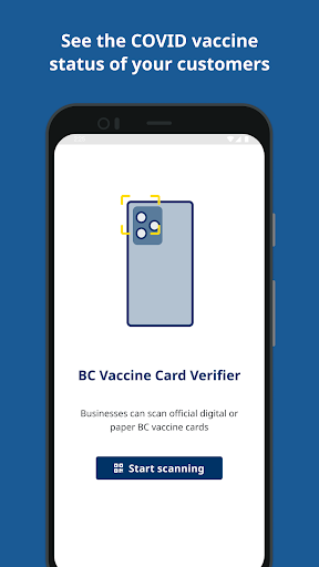 Android application BC Vaccine Card Verifier screenshort