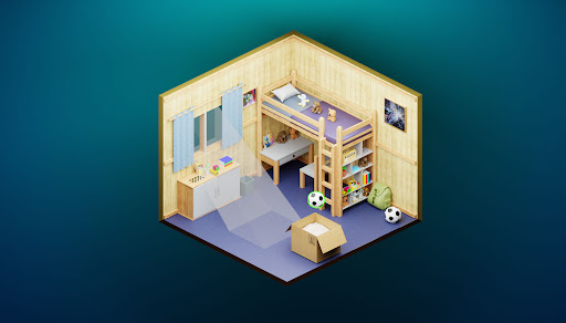 Android application Unpacking Stuff- Unboxing Game screenshort