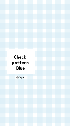 Android application 카카오톡 테마 - 치크체크_블루 screenshort