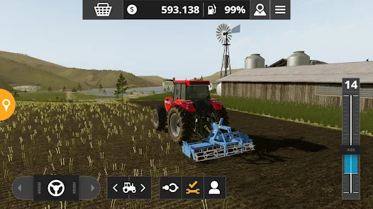 SAIU NOVO jogo de MUNDO ABERTO E SIMULADOR PARA ANDROID E IOS - Farming  Simulator 20 