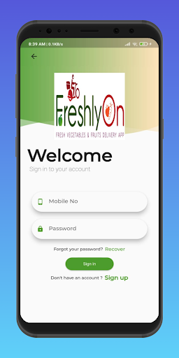FreshlyOn Screen 2