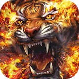 Flame Tiger Live Wallpaper icon