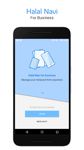 Android application Halal Navi for Business screenshort