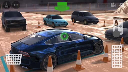 Echter Parkplatz: Driving Street 3D