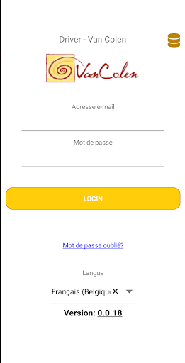 Android application VanColen Driver screenshort