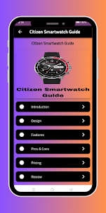 Citizen Smartwatch Guide