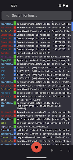 Logcat - Laughing Logger Screen 3