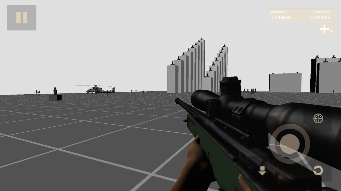 Android application City Sniper Shooting 3D screenshort