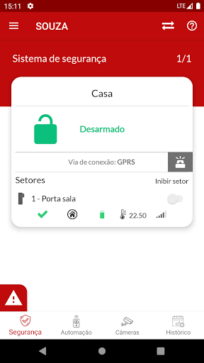 Android application Control360 screenshort