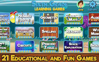 Game screenshot Sixth Grade Learning Games mod apk