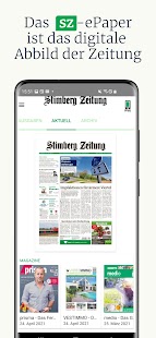 Stimberg Zeitung Screenshot
