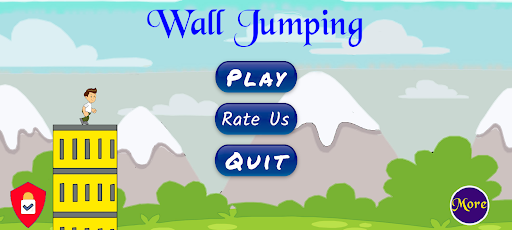 Android application Building Wall Jumping Game screenshort